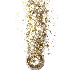 Gold and Silver Festival Glitter Cosmetic Glitter
